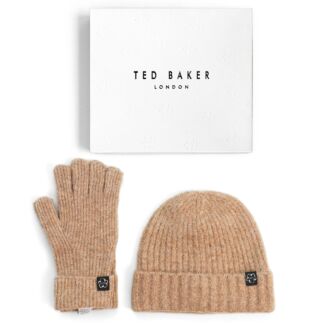 BRITE Wool Blend Women's Hat & Gloves Boxed Gift Set