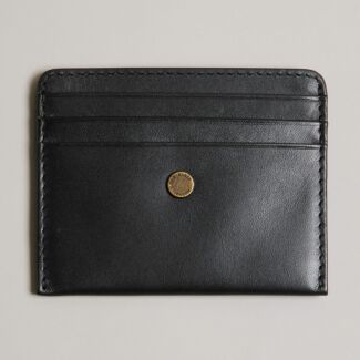 HACE Black Trunk Lock Leather Cardholder