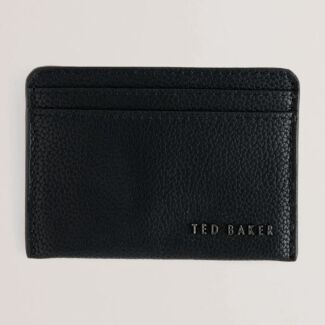 LANSE Black Recycled Leather Card Holder