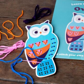 Learn To Sew Wooden Owl