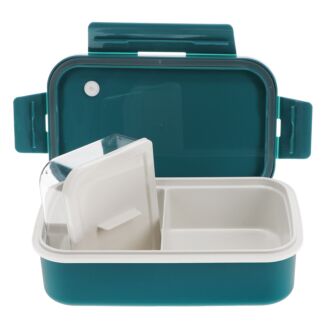 Petrol Blue Double Wall Lunch Box