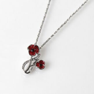 Elegant Poppies Necklace 