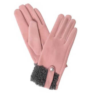 Boucle Cuff Pink Boxed Gloves