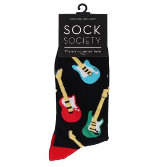 Black Electric Guitar Socks