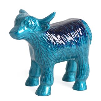 Aluminark Brushed Aqua Extra Large Highland Cow