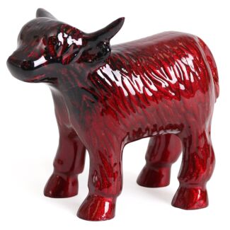 Aluminark Brushed Red Extra Large Highland Cow