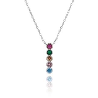 Glam Rox Elegant Silver Plated Necklace
