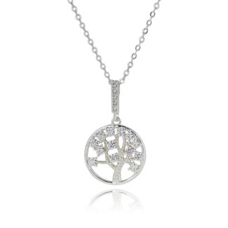 Tree of Life Elegant Silver Plated Necklace