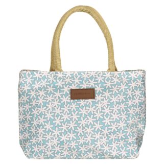 Teal Daises Wash Bag