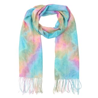 Psychedelic Turquoise Pastels Scarf
