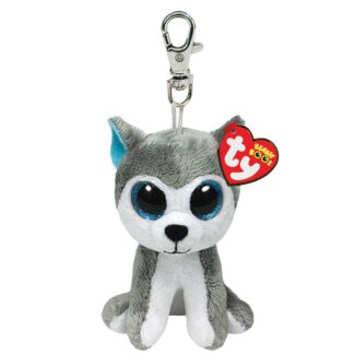 Slush Husky Beanie Boo Key Clip