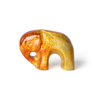 Aluminark Brushed Amber Mini Elephant