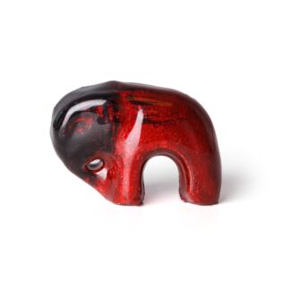 Aluminark Brushed Red Mini Elephant