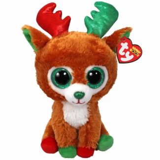 Tinseltoes Reindeer – 6” Christmas Beanie Boo