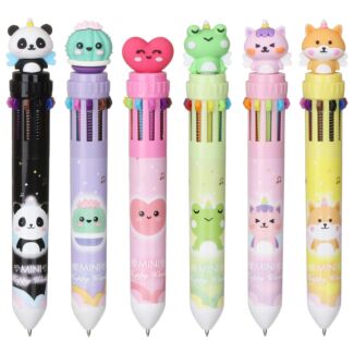 Cutie 10-In-1 Multi-Coloured Pen - Select Design