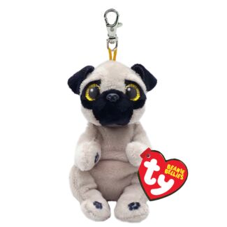 Izzy Dog Beanie Belly Key Clip