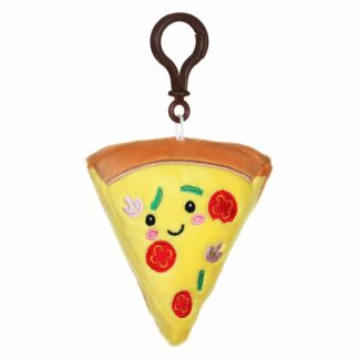 Softlings Foodies Pizza Plush Key Clip