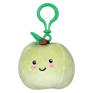 Softlings Fruity Foodies Apple Plush Key Clip