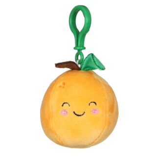 Softlings Fruity Foodies Orange Plush Key Clip