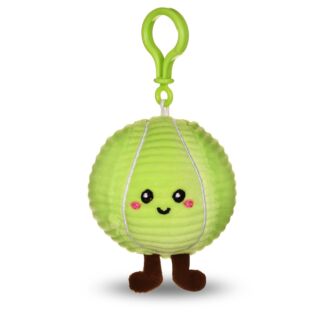 Softlings Sporties Ace The Tennis Ball Plush Key Clip