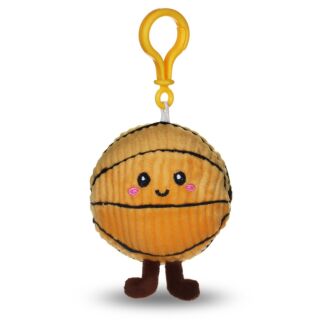 Softlings Sporties Hoops the Basketball Plush Key Clip