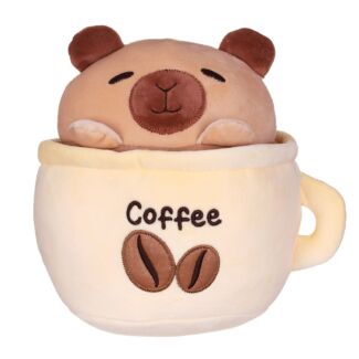 Mochi Pop 8” Capybara In A Coffee Cup Soft Toy