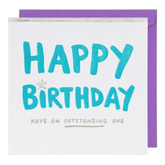 ‘Outstanding’ Birthday Card