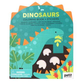 Colouring Book With Dinosaur Stickers