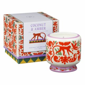 A Dopo ‘Jungle’ 226g Coconut & Amber Ceramic Candle Boxed