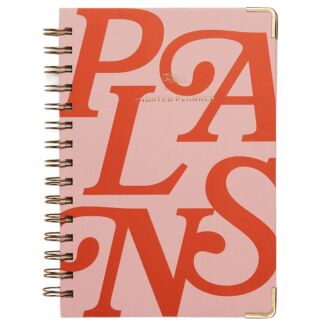 Plans Hardback Undated Daily Planner