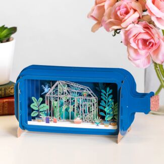 Greenhouse Message in a Bottle Card