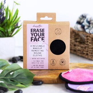 Bright Erase Your Face Set of 4 Reusable Makeup Removing Round Pads