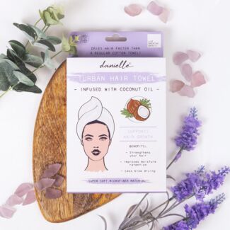 Coconut Oil Infused Hair Turban