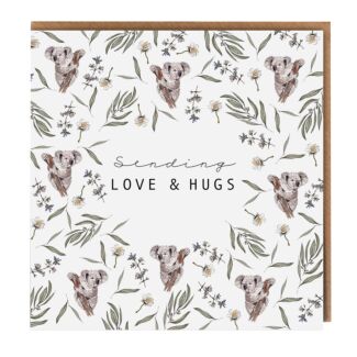 Koala White ‘Sending Love & Hugs’ Card