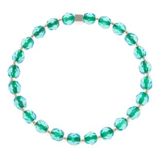 Teal & Green Filaments Bracelet