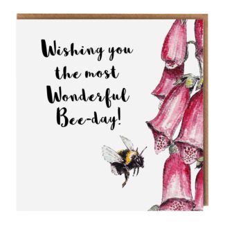 Bumblebee ‘Most Wonderful Bee-day’ Birthday Card