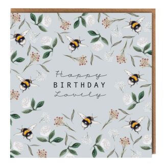 Bumblebee ‘Happy Birthday Lovely’ Card