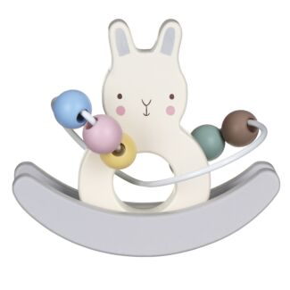 Bambino Wooden Wire And Bead Rabbit Toy