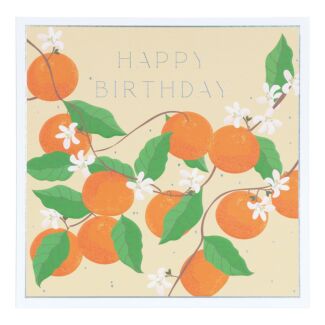 Oranges Birthday Card