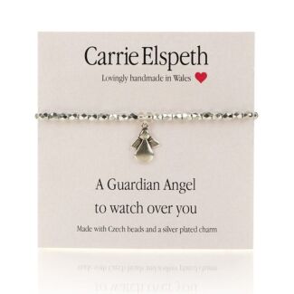 A Guardian Angel Sentiment Bracelet