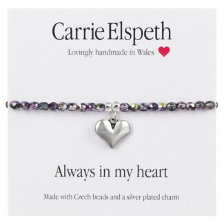 ‘Always in my Heart’ Sentiment Bracelet