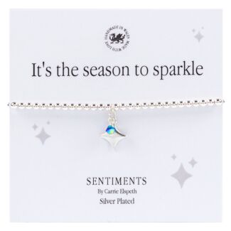 It’s the Season to Sparkle Sentiment Bracelet