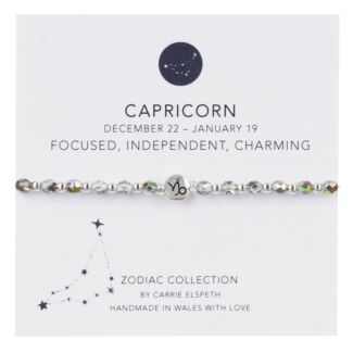 Capricorn Zodiac Sentiment Bracelet