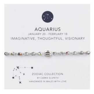 Aquarius Zodiac Sentiment Bracelet