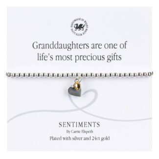 ‘Granddaughters’ Sentiment Bracelet