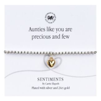 ‘Aunties Like You’ Sentiment Bracelet