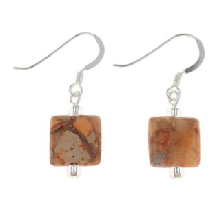 Beech Jasper Pillows Earrings