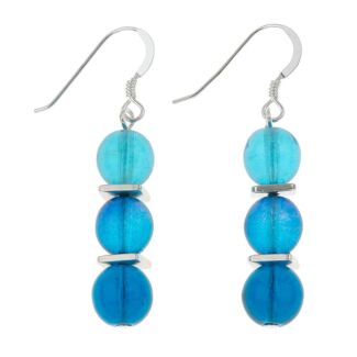 Blue Globes Earrings