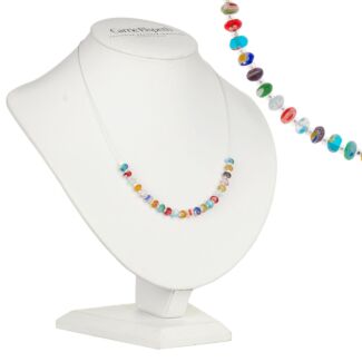 Spring Millefiori Link Necklace