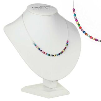 Rainbow Miracle & Haematite Links Necklace